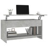 Betongrauer Couchtisch Neleta 102x50x52,5cm (Holz)