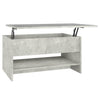 Betongrauer Couchtisch Neleta 80x50x40cm (Holz)