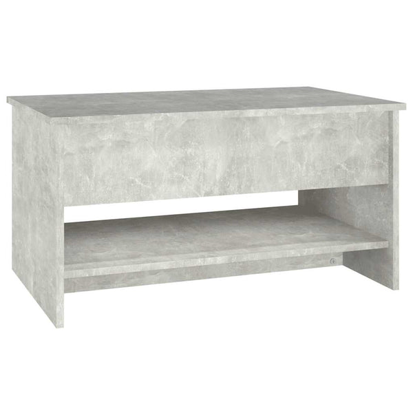 Betongrauer Couchtisch Neleta 80x50x40cm (Holz)