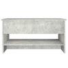 Betongrauer Couchtisch Neleta 80x50x40cm (Holz)
