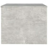 Betongrauer Couchtisch Neleta 80x50x40cm (Holz)