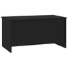 Schwarzer Couchtisch Vespasiean 102x55,5x52,5cm (Holz)