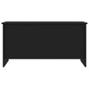 Schwarzer Couchtisch Vespasiean 102x55,5x52,5cm (Holz)