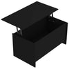 Schwarzer Couchtisch Vespasiean 102x55,5x52,5cm (Holz)