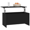 Schwarzer Couchtisch Vespasiean 102x55,5x52,5cm (Holz)