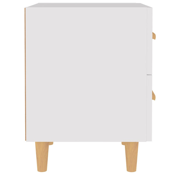 Weiße Nachttische Natalia 40x35x47,5cm (2 Stück)