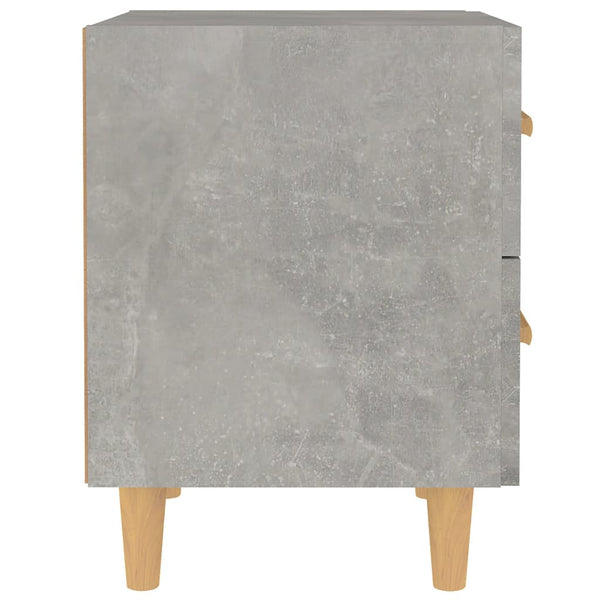 Nachttische Natalia in Betongrau 40x35x47,5cm (2 Stk.)