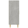 Betoninharmaa senkki Eugene 70x34x90cm (puinen)