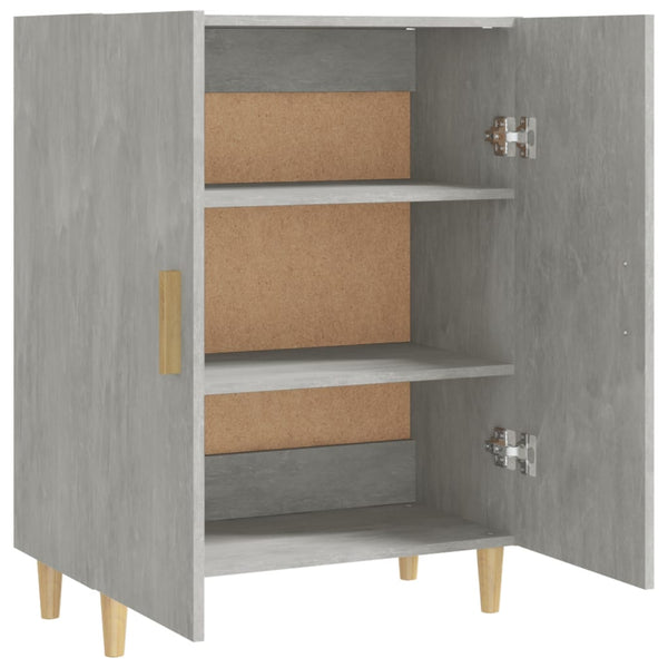 Betoninharmaa senkki Eugene 70x34x90cm (puinen)