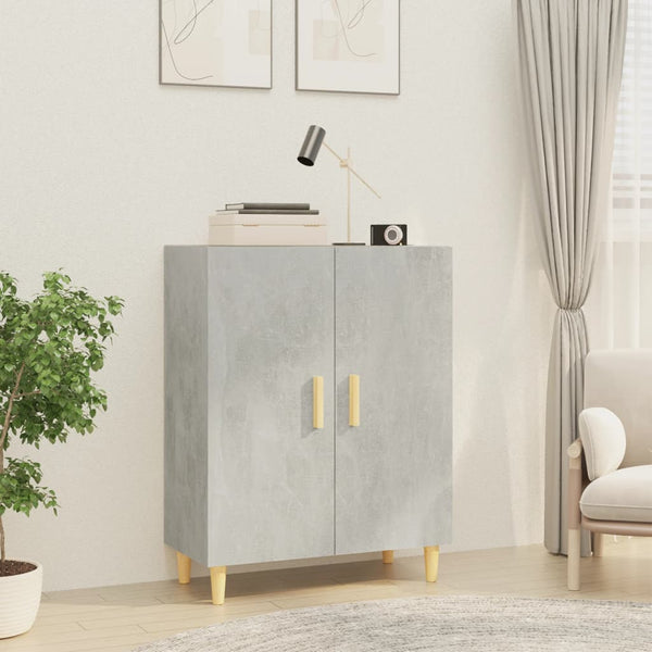 Betoninharmaa senkki Eugene 70x34x90cm (puinen)