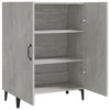 Betoninharmaa senkki Costinella 70x34x90cm (puinen)