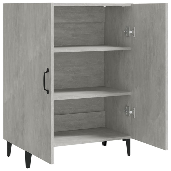 Betoninharmaa senkki Costinella 70x34x90cm (puinen)
