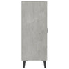 Betoninharmaa senkki Costinella 70x34x90cm (puinen)
