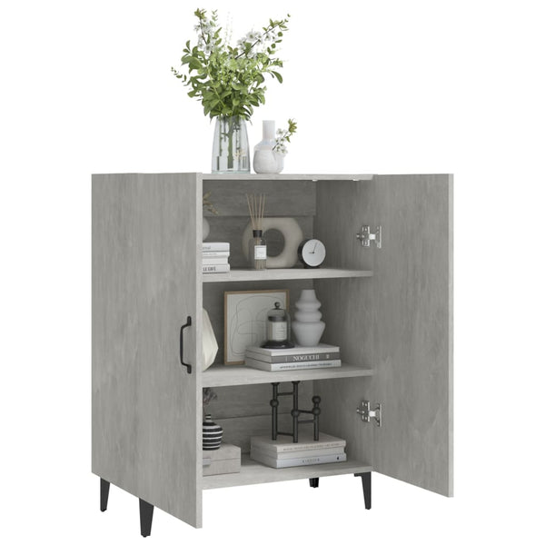 Betoninharmaa senkki Costinella 70x34x90cm (puinen)