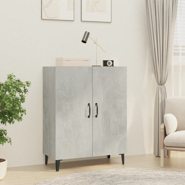 Betoninharmaa senkki Costinella 70x34x90cm (puinen)