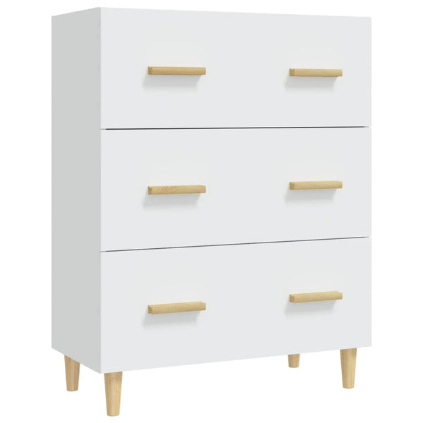 Weiße Kommode Ersilica 70x34x90cm (Holz)