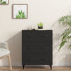 Schwarzes Sideboard Anasiea 69,5x34x90cm (Holz)
