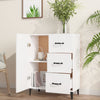 Weißes Sideboard Benescu 69,5x34x90cm (Holz)