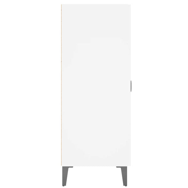 Weißes Sideboard Benescu 69,5x34x90cm (Holz)