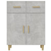 Sideboard Uliver, betonfarben, 69,5x34x89cm (Holz)