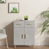 Sideboard Uliver, betonfarben, 69,5x34x89cm (Holz)