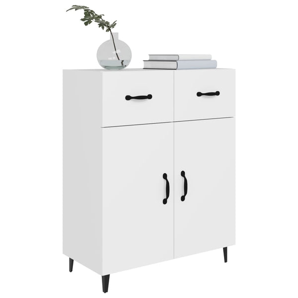 Weißes Sideboard Nyasia 69,5x34x90cm (Holz)