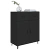 Schwarze Kommode Nyasia 69,5x34x90cm (Holz)