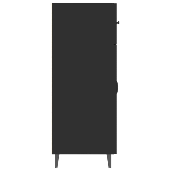 Schwarze Kommode Nyasia 69,5x34x90cm (Holz)