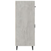 Niedrige Anrichte Nyasia, betongrau, 69,5x34x90cm (Holz)