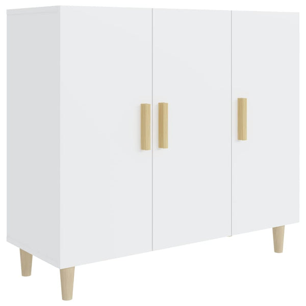 Weiße Kommode Trotus 90x34x80cm (Holz)