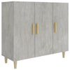 Betongraues Sideboard Trotus 90x34x80cm (Holz)