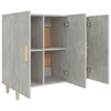 Betongraues Sideboard Trotus 90x34x80cm (Holz)