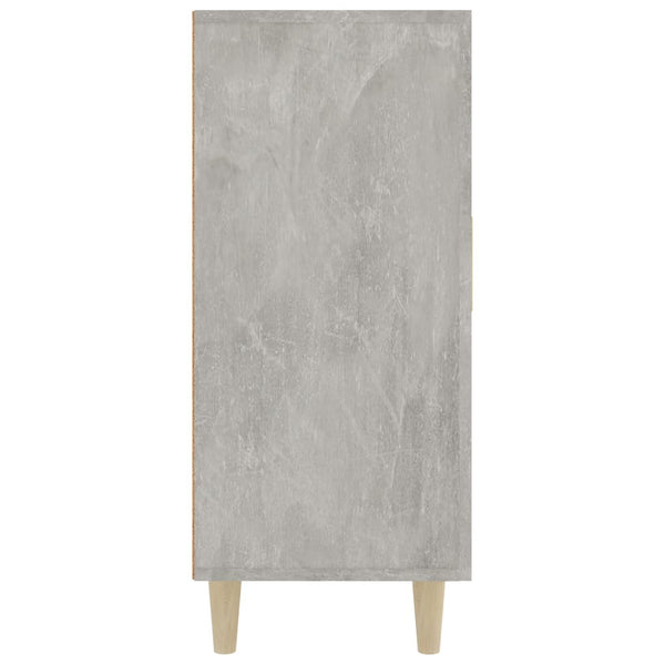 Betongraues Sideboard Trotus 90x34x80cm (Holz)