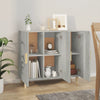 Betongraues Sideboard Trotus 90x34x80cm (Holz)