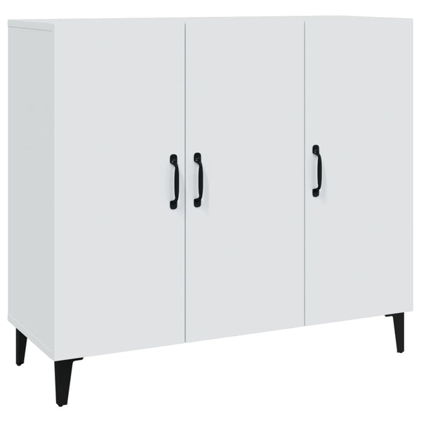 Weißes Sideboard Anelice 90x34x80cm (Holz)