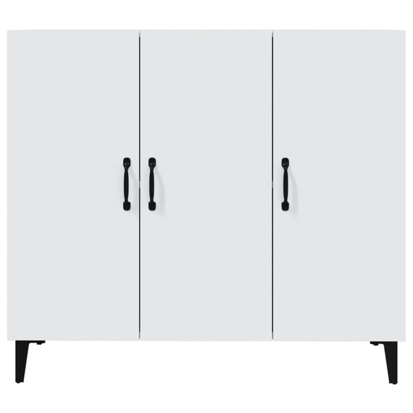 Weißes Sideboard Anelice 90x34x80cm (Holz)