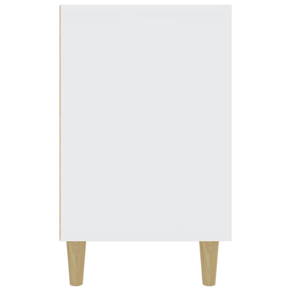Weißes Sideboard Lovia 100x36x60cm (Holz)