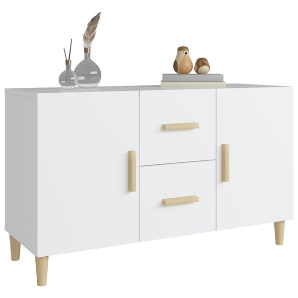 Weißes Sideboard Lovia 100x36x60cm (Holz)