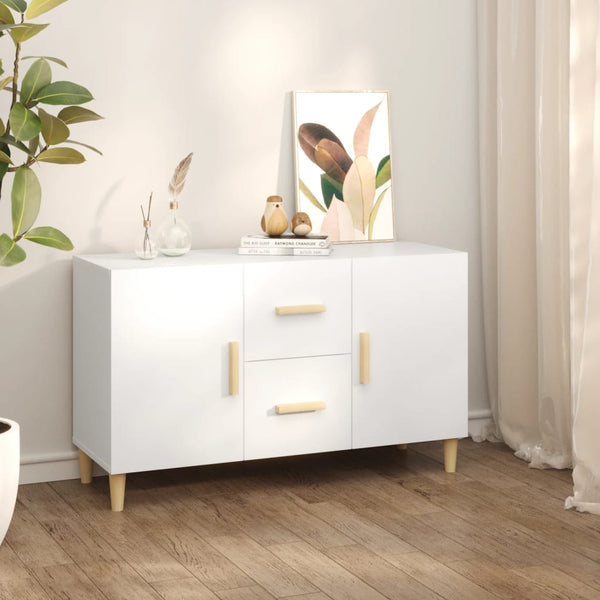 Weißes Sideboard Lovia 100x36x60cm (Holz)
