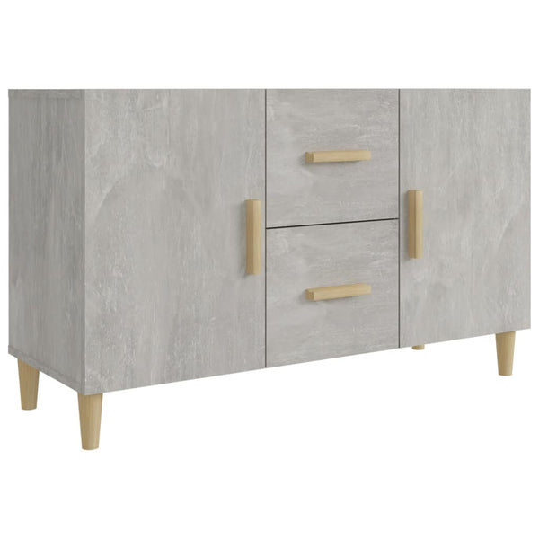 Betongraues Sideboard Lovia 100x36x60cm (Holz)