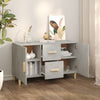 Betongraues Sideboard Lovia 100x36x60cm (Holz)