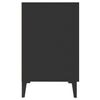 Schwarzes Sideboard Vorica 100x36x60cm (Holz)
