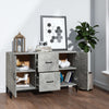 Sideboard Vorica 100x36x60cm in Betongrau (Holz)