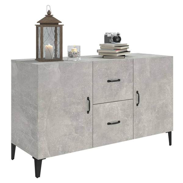 Sideboard Vorica 100x36x60cm in Betongrau (Holz)