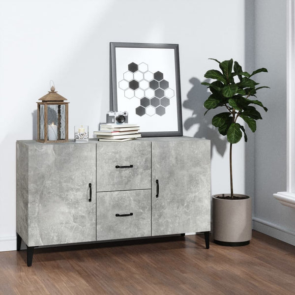 Sideboard Vorica 100x36x60cm in Betongrau (Holz)