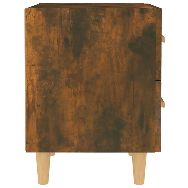 Nachttische Natalia 40x35x47,5cm aus geräucherter Eiche (2 Stk.)