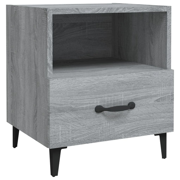 Nachtschrank Clinton in Grau (Sonoma-Holz)