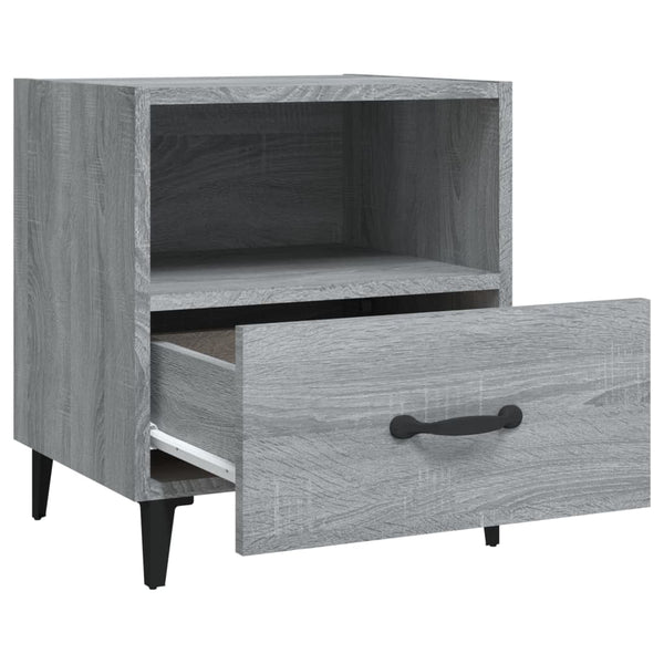 Nachtschrank Clinton in Grau (Sonoma-Holz)