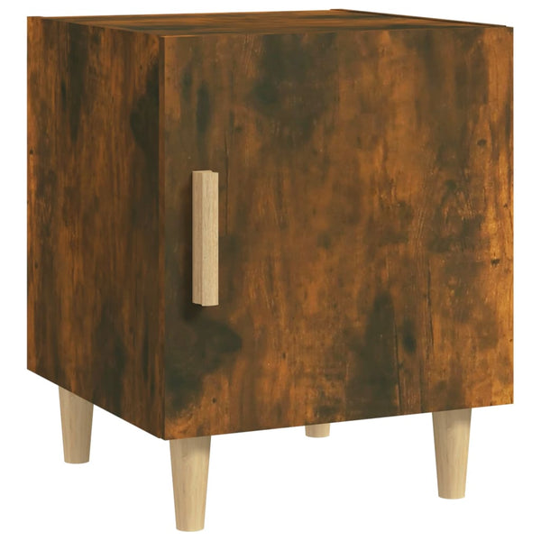 Nachttisch Acy (Holz) aus geräucherter Eiche