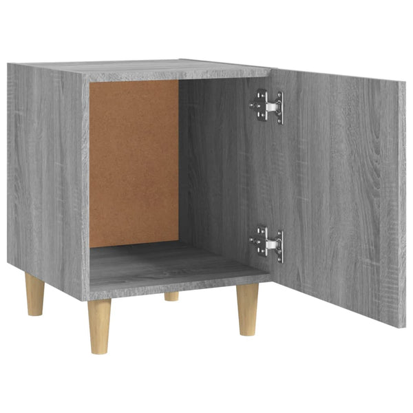 Grauer Nachttisch Acy (Sonoma-Holz)